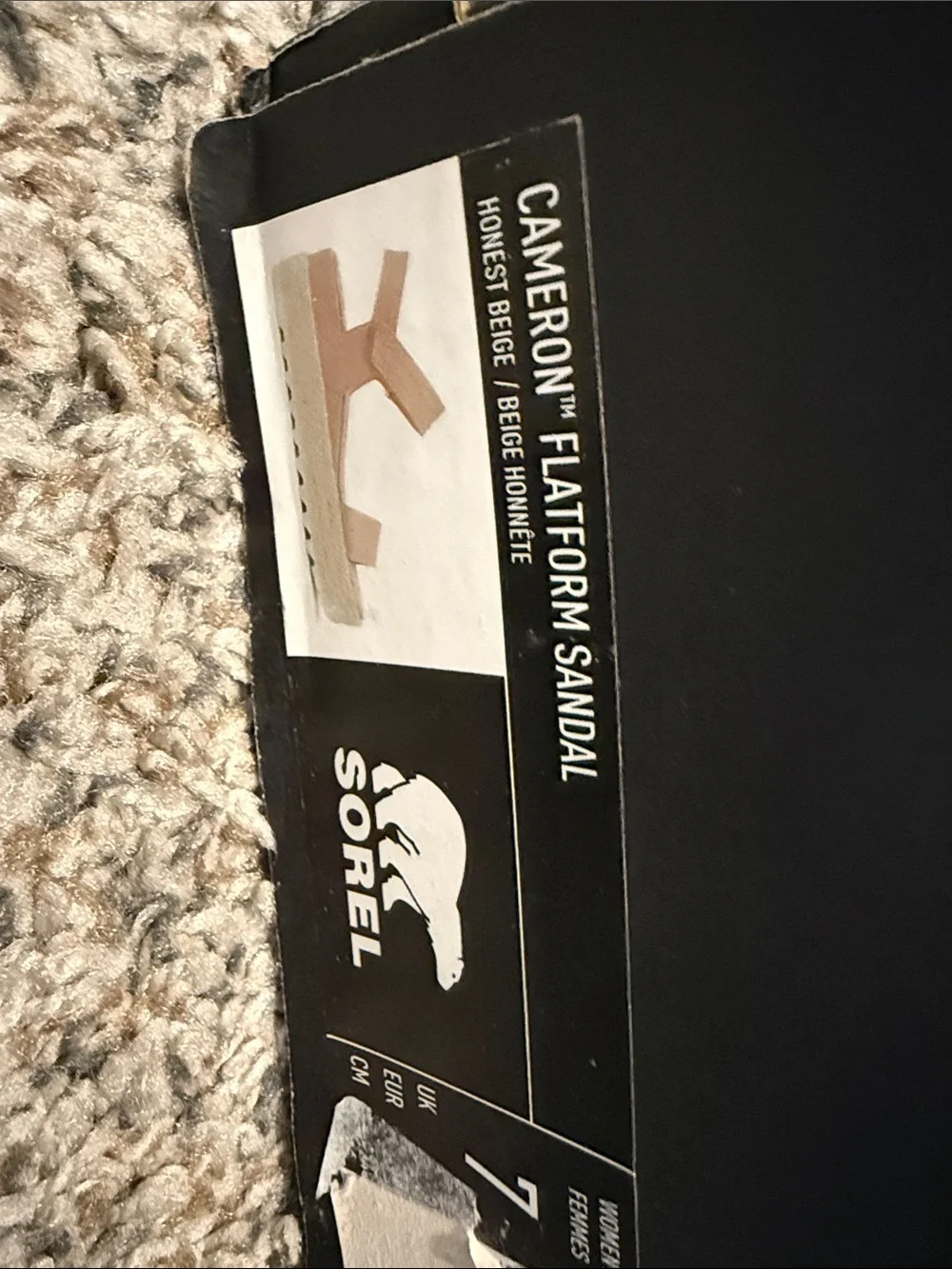 Sorel Cameron Platform Sandal 7 in box see all pics